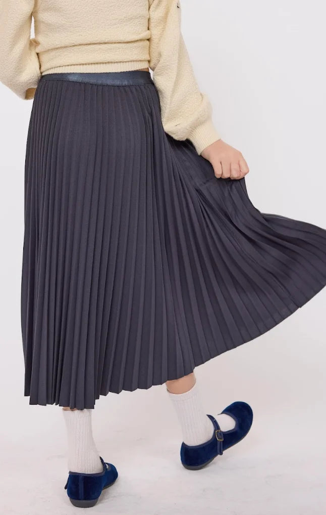 Sadie & Sage | Full Of Charm Midi Skirt | Back | Vagabond | Apparel | Boutique