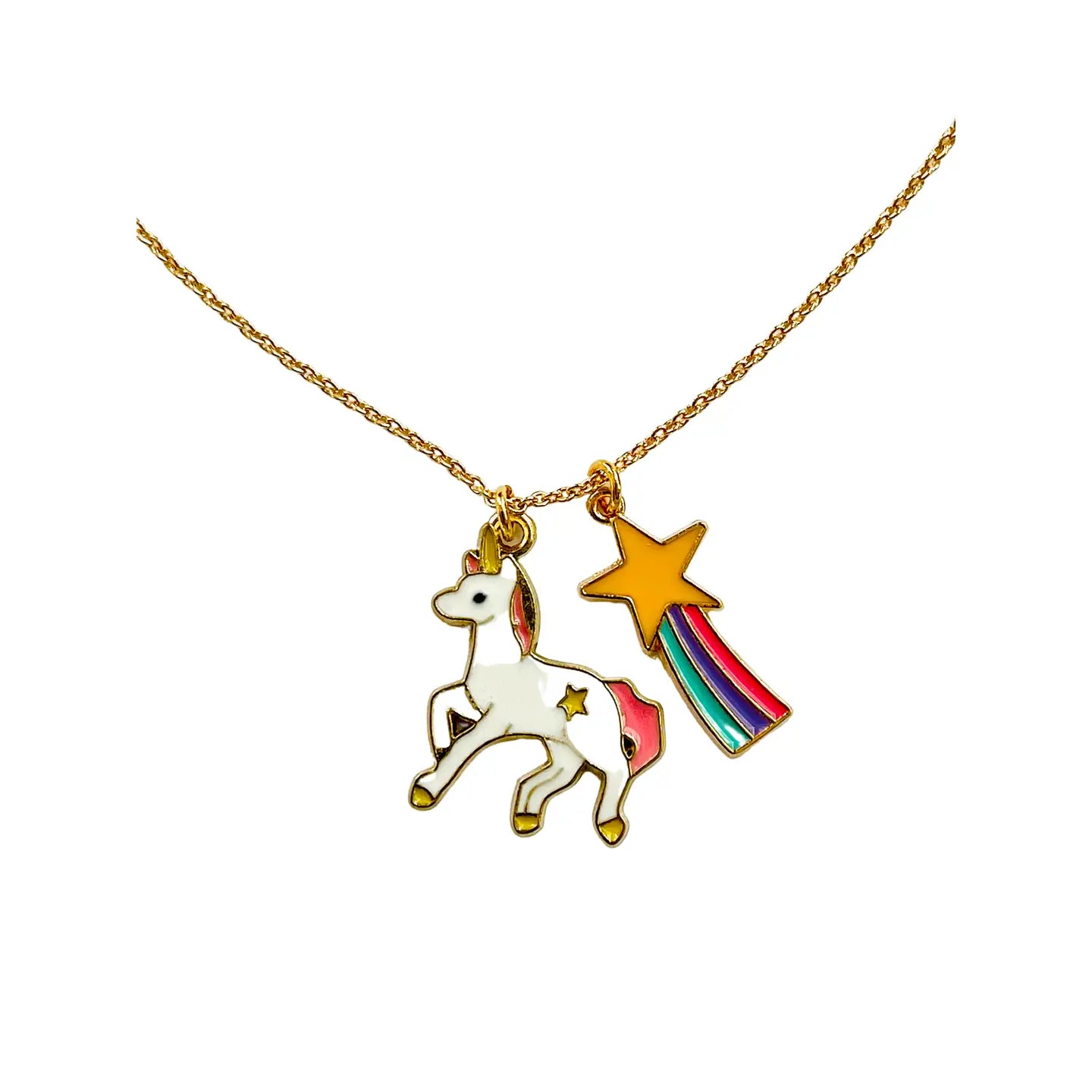 Sadie's Moon | Charm Necklace Star Unicorn | Vagabond | Apparel | Boutique