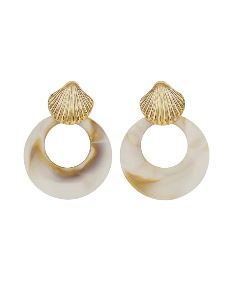 Sahira Kenie Shell Earring