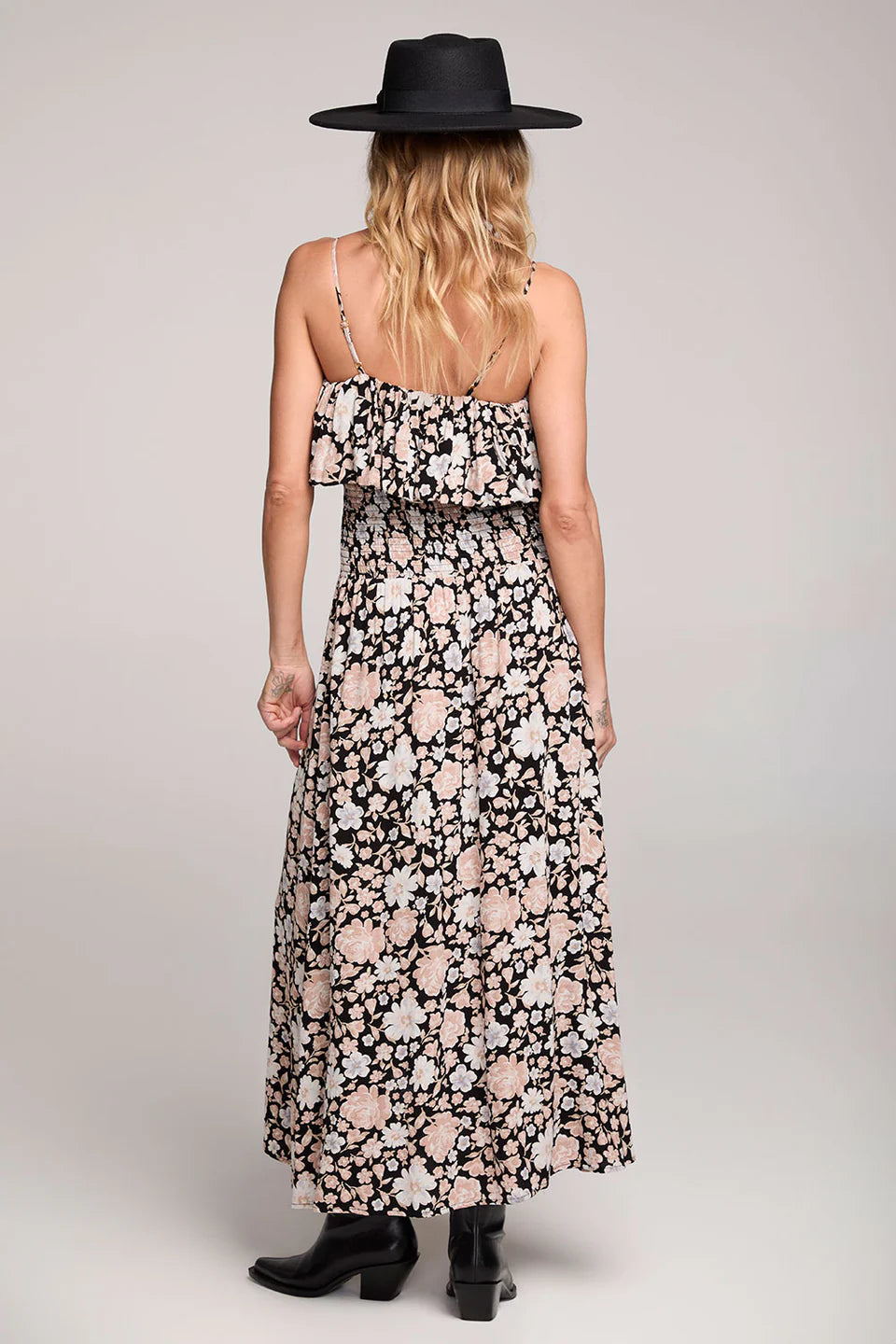 Saltwater Luxe | Scotlynn Midi Dress | Back | Vagabond | Apparel | Boutique