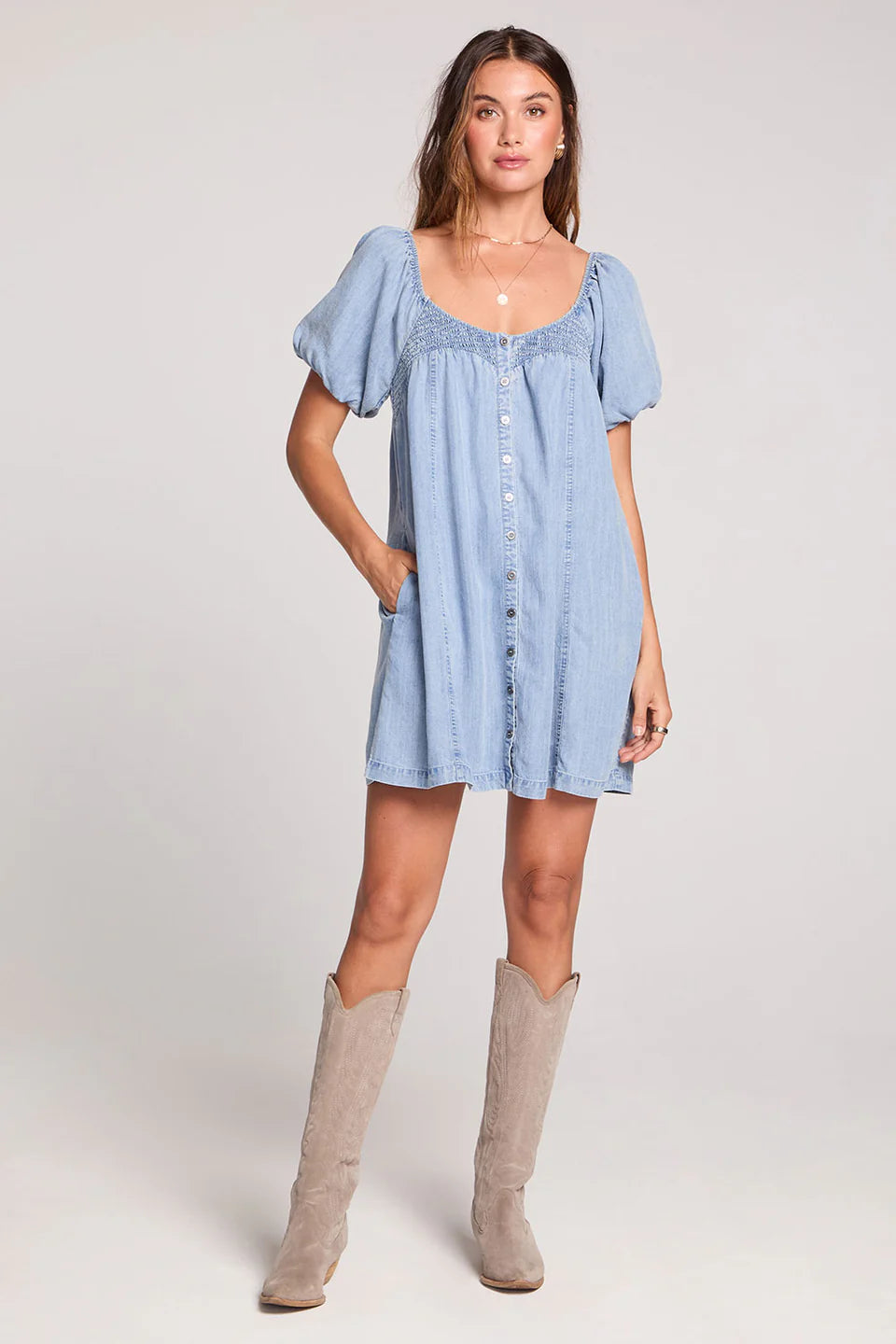 Saltwater Luxe | Seymore Mini Dress | Front | Vagabond | Apparel | Boutique