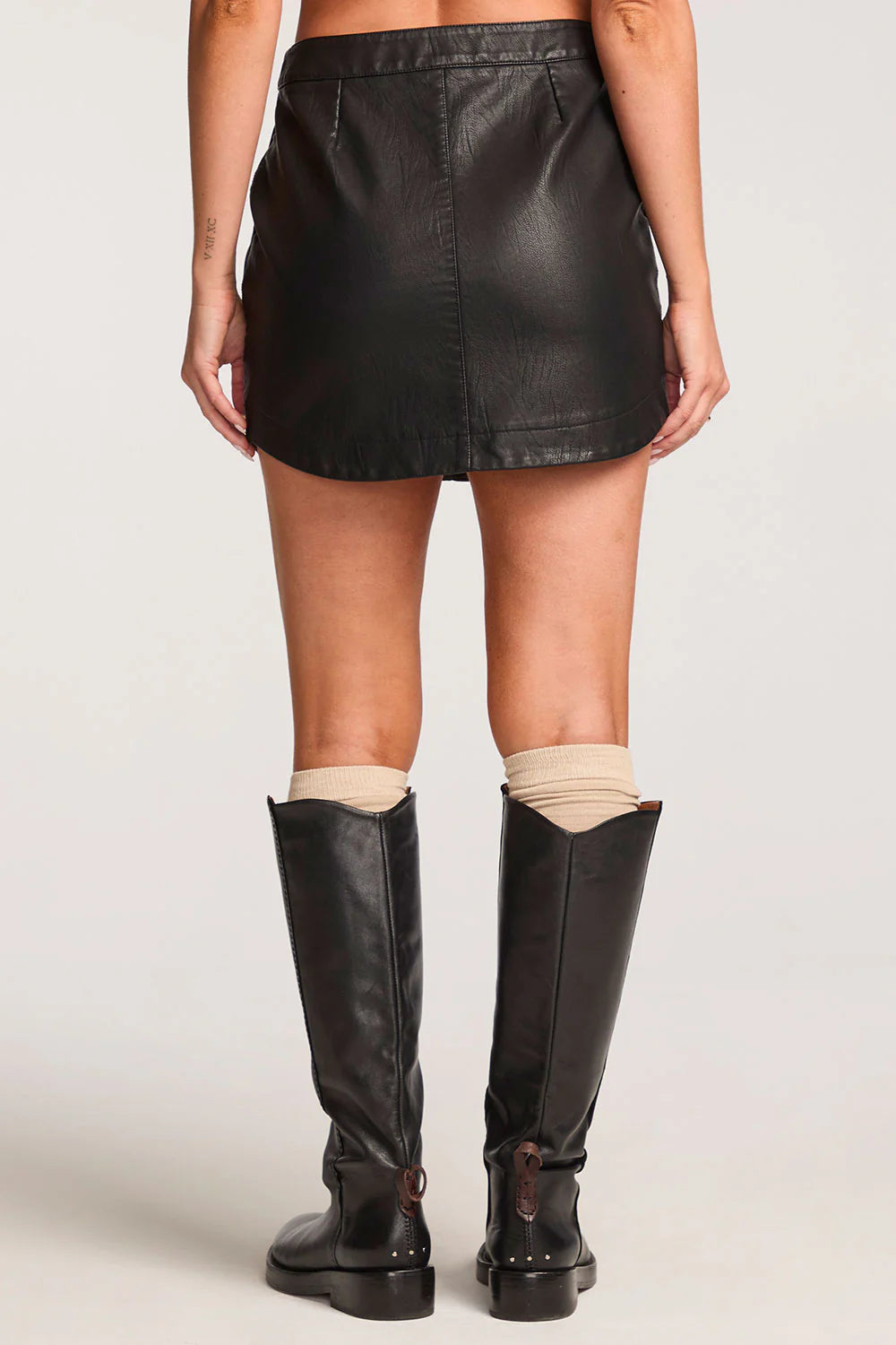 Saltwater | Luxe Zerra Mini Skirt | Back | Vagabond | Apparel | Boutique