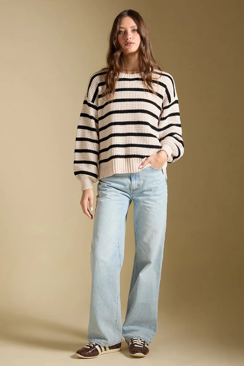 Saltwater Luxe | Camron Sweater | Model | Vagabond | Apparel | Boutique