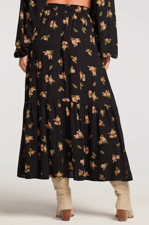 Saltwater | Luxe Dagny Midi Skirt | Back | Vagabond | Apparel | Boutique