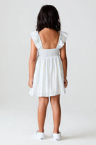 Saltwater Luxe Kid | Short Sleeve Mini Dress | Back | Vagabond | Apparel | Boutique