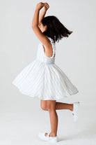 Saltwater Luxe Kid | Short Sleeve Mini Dress | Side | Vagabond | Apparel | Boutique