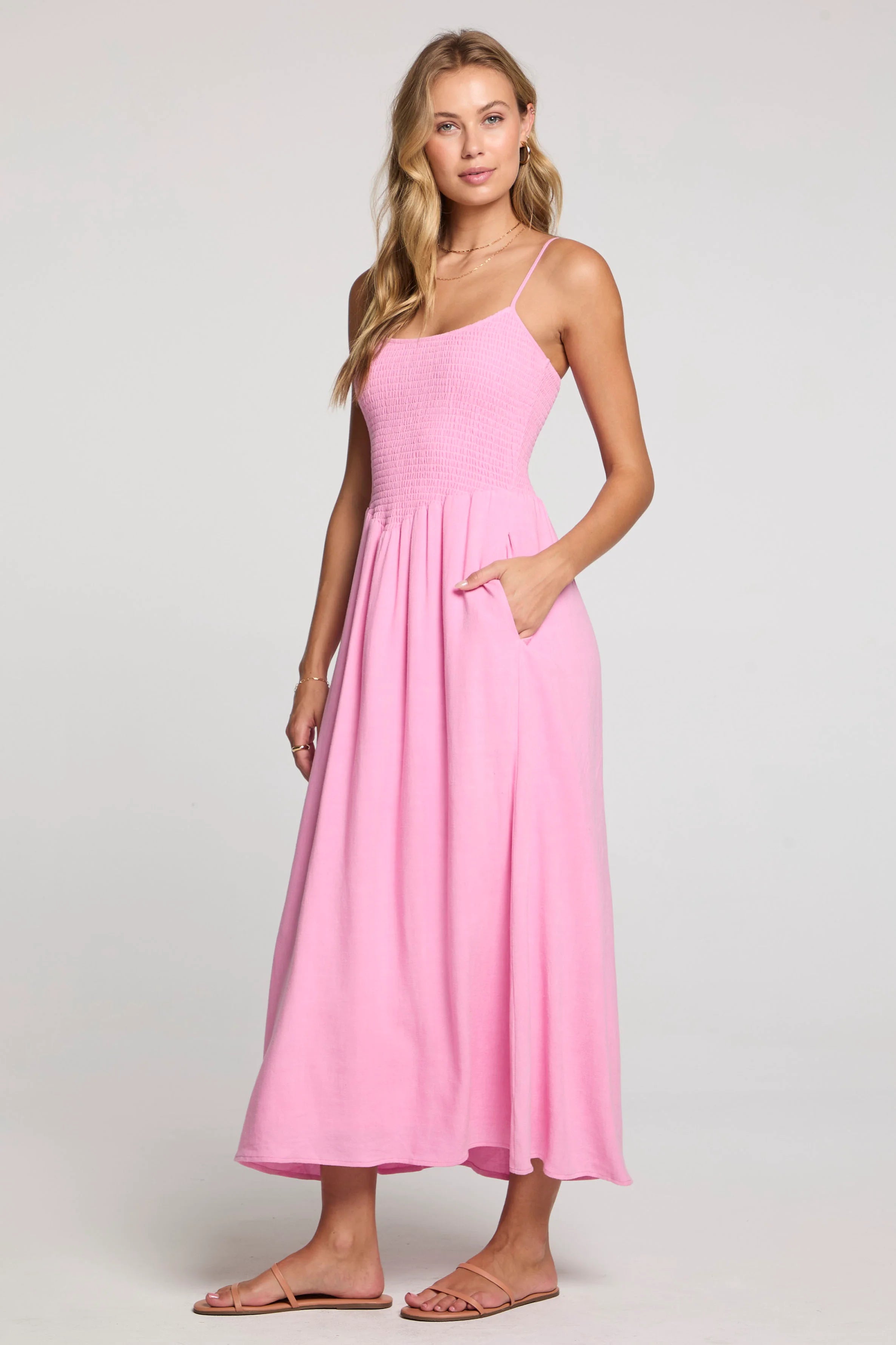 Saltwater | Luxe | Tank | Maxi | Dress | Petal | Pink | Vagabond | Apparel | Boutique