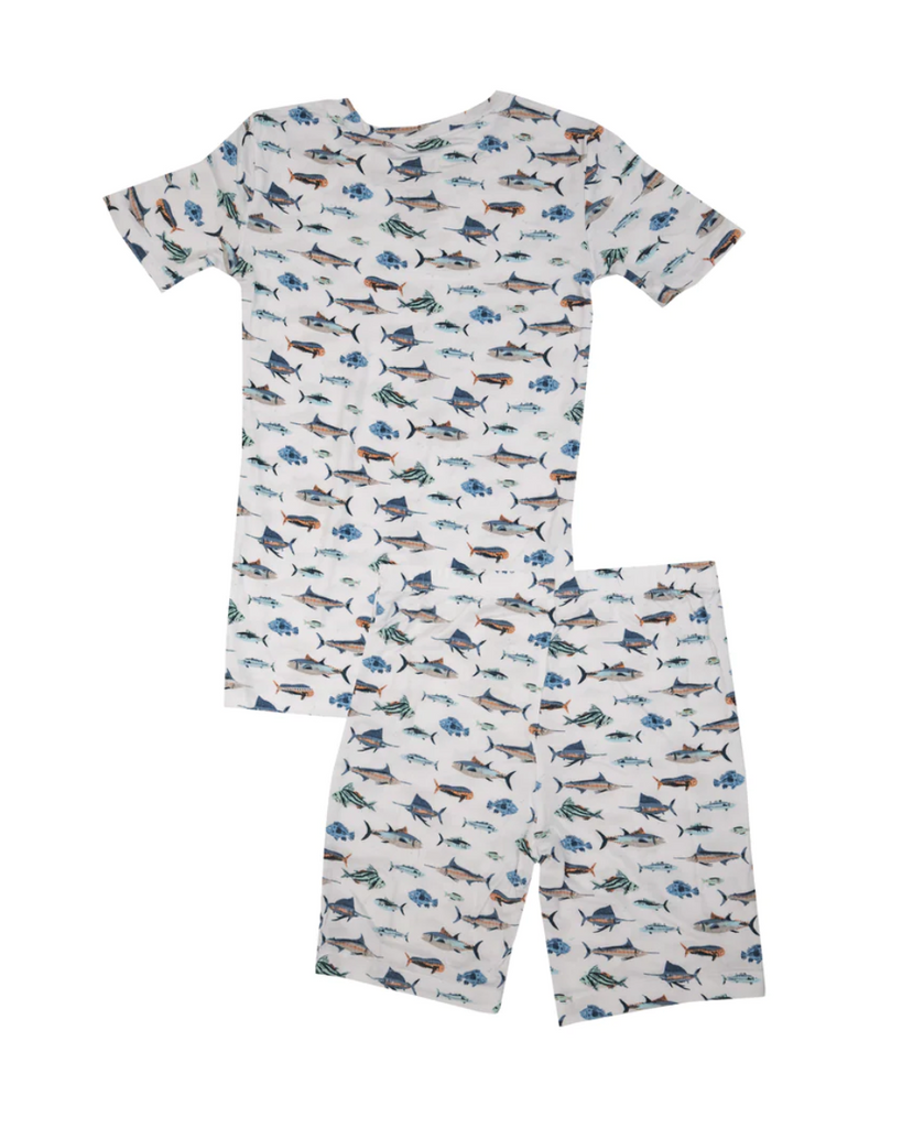 Angel Dear Tropical Ocean Fish Loungewear Short Set Baby