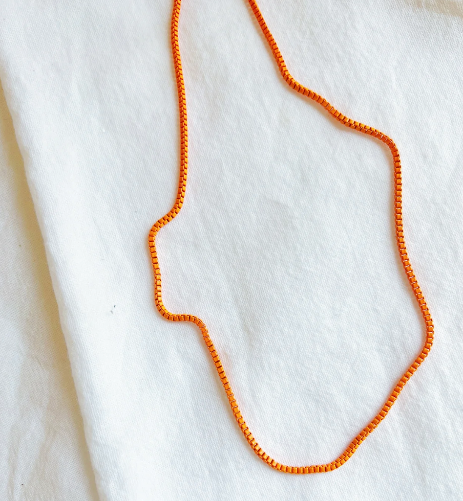 Logan Tay Orange Layering Necklace
