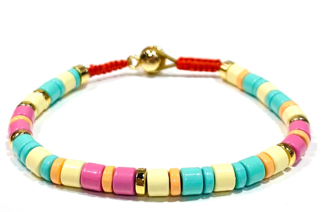 Fun Beads Bracelet - Gold Smile – Alice & Wonder