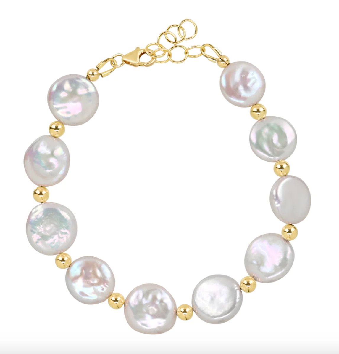 Peyton Coin Pearl Bracelet  Cissys
