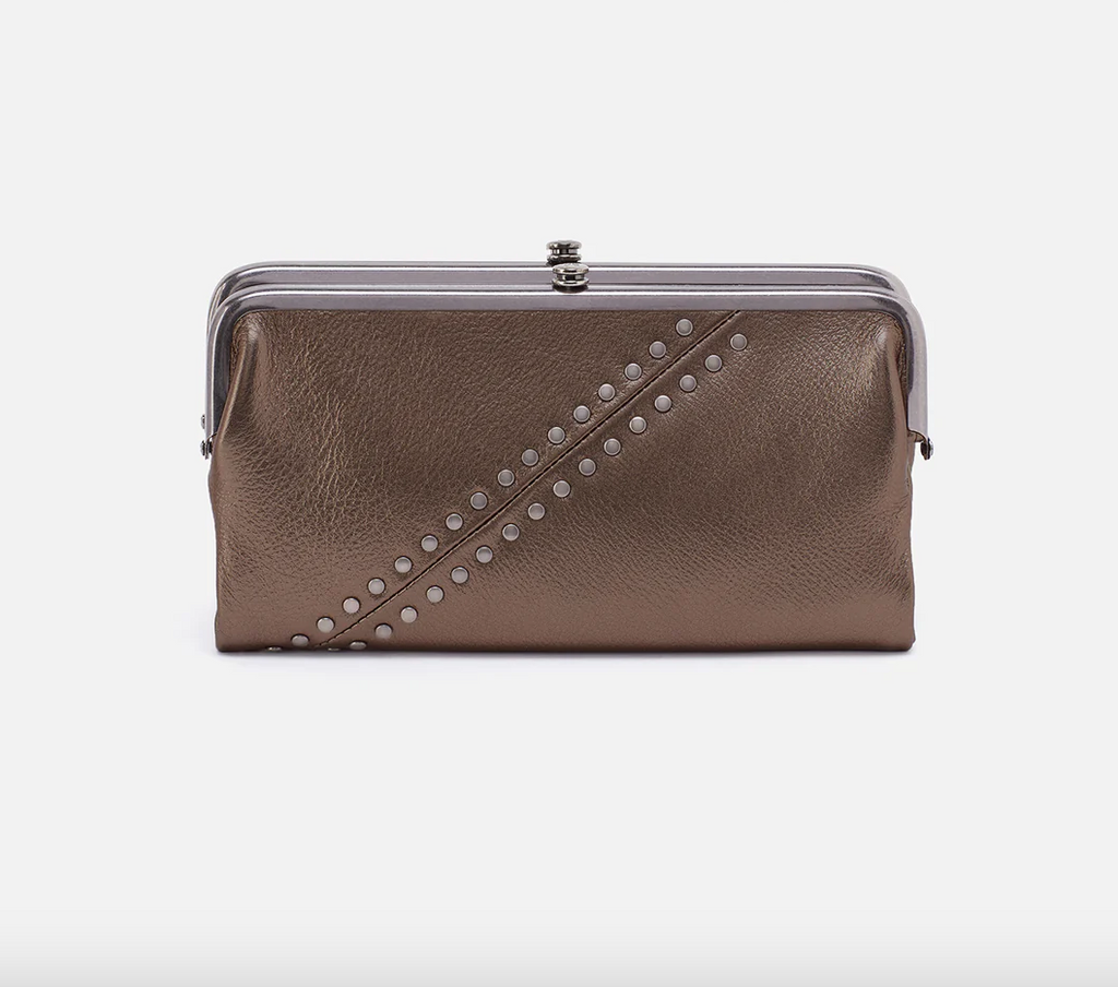 Hobo Lauren Clutch Wallet Pewter