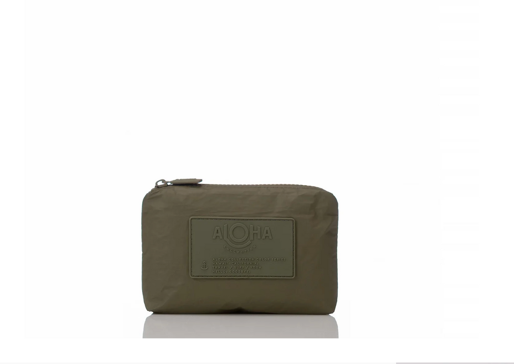 Aloha Monochrome Mini Pouch Olive