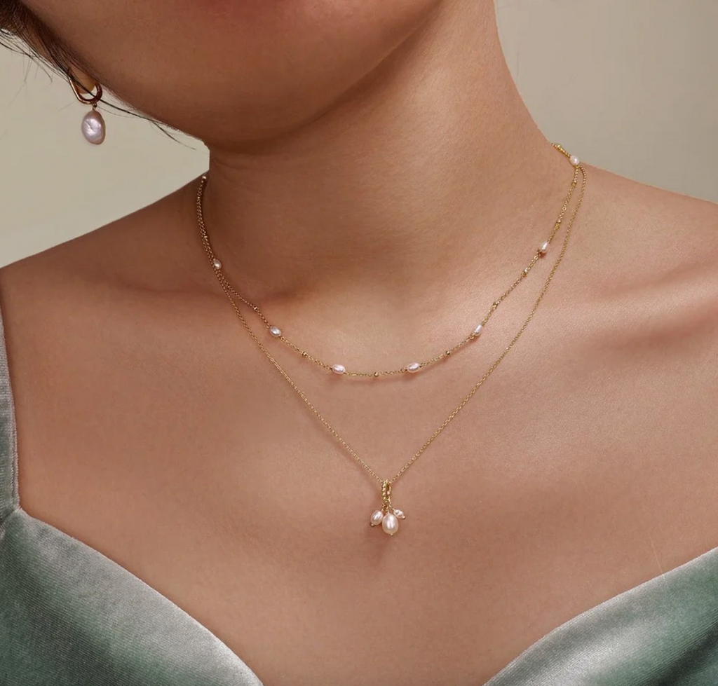 Eklexic Pearl & Bead Necklace