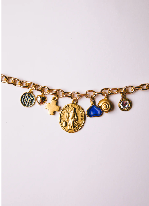 Logan Tay St. Benedict Charm Necklace