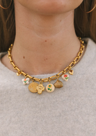 Logan Tay Floral Charm Necklace
