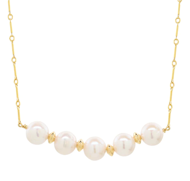 Sea Lustre Atol Necklace In Freshwater Pearls