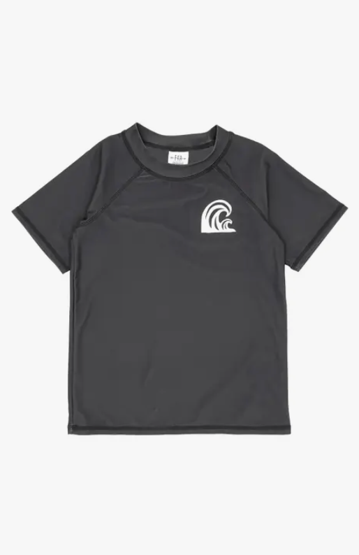 Feather 4 Arrow In The Barrel S/S Rashguard Charcoal