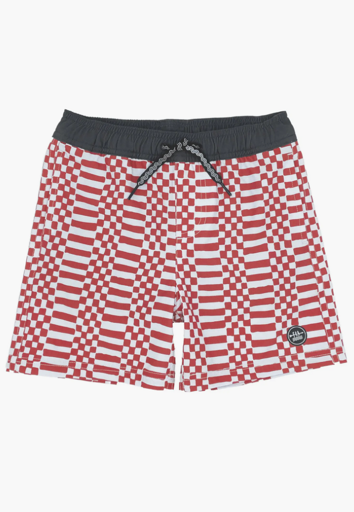 Feather 4 Arrow Double Check Volley Trunk Chili