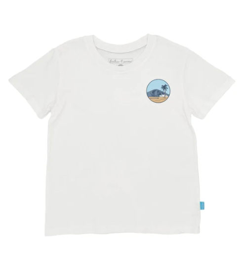 Feather 4 Arrow Wave Nomad Tee White