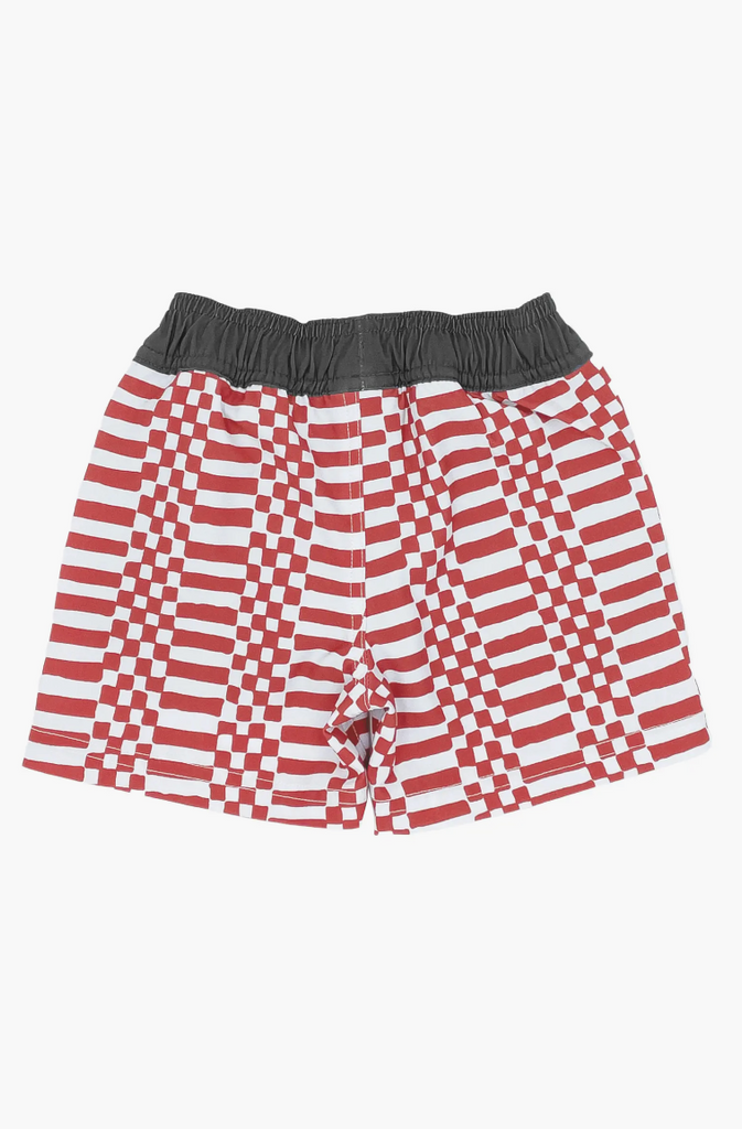 Feather 4 Arrow Double Check Volley Trunk Chili