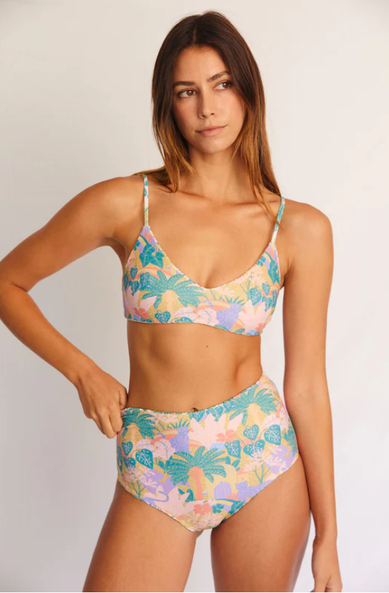 Citrine Stella Top Light/Olive Jungle
