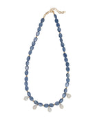 Sea Lustre |  Blue Haven Kyanite & Freshwater Pearl Necklace | Vagabond | Apparel | Boutique