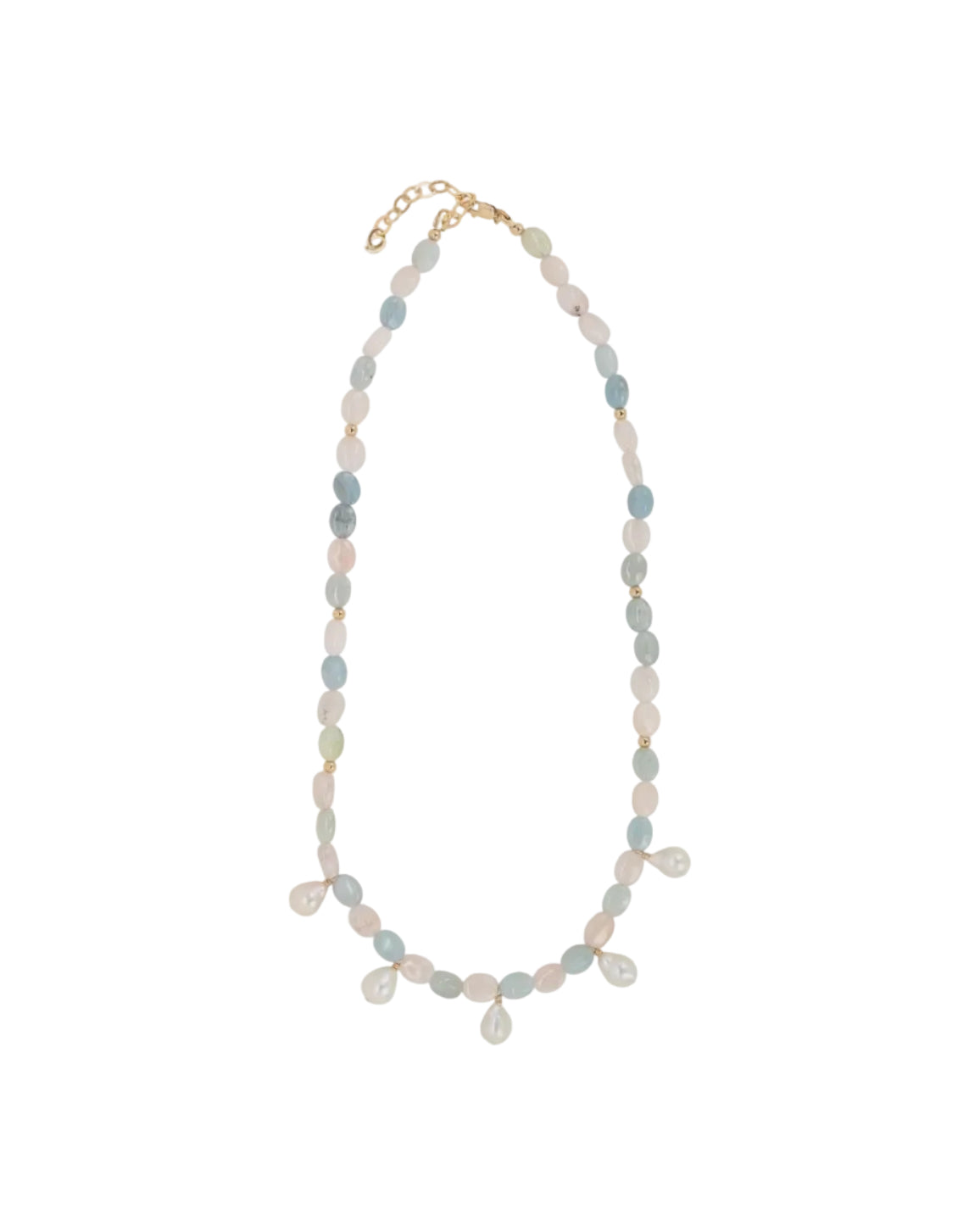 Sea Lustre | Ocean Air Beryl & Freshwater Pearl Necklace | Vagabond| Apparel | Boutique