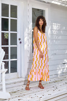 Sea Lustre | Day Tripper Slip Dress | Guava | Side | Vagabond | Apparel | Boutique
