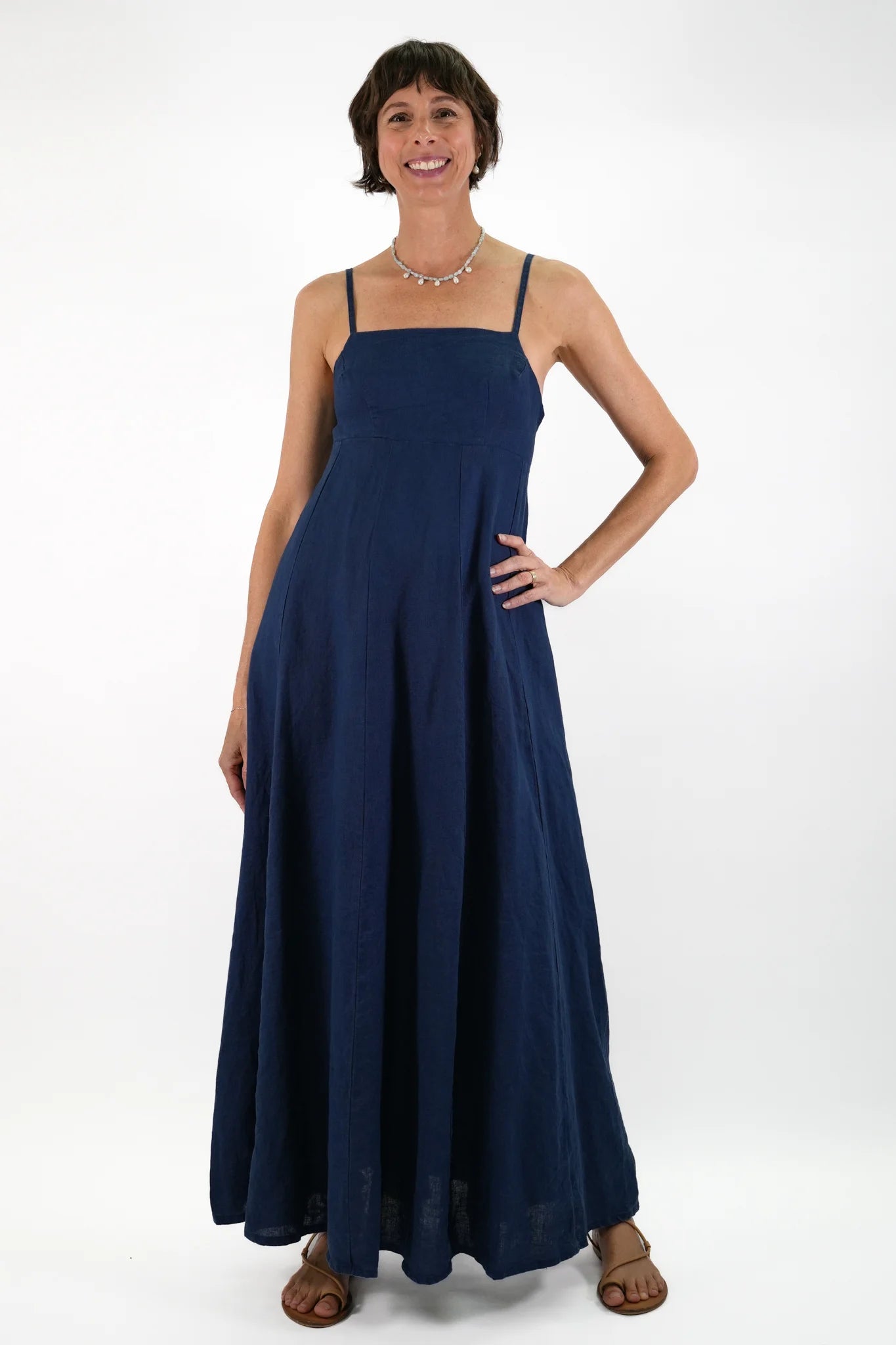 Sea Lustre | Jeni Tie Back Maxi Dress | Stock | Vagabond | Apparel | Boutique