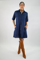 Sea Lustre | Uma Tunic | Navy | Vagabond | Apparel | Boutique