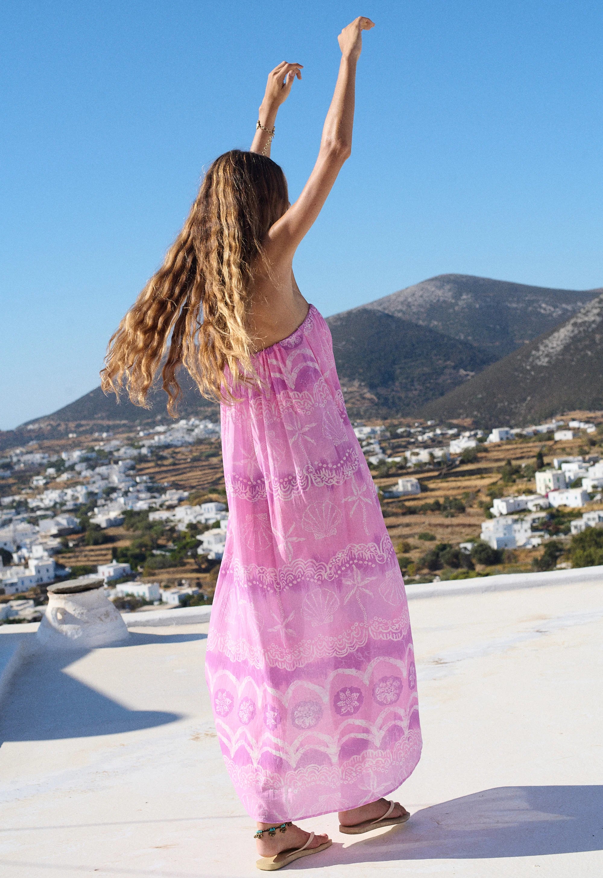 Spell | Mermaid Cove Strapless Maxi Dress | Musk | Vagabond | Apparel | Boutique