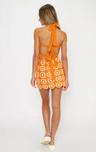 Show Me Your Mumu | Happy Halter Mini Dress | Back | Vagabond | Apparel | Boutique