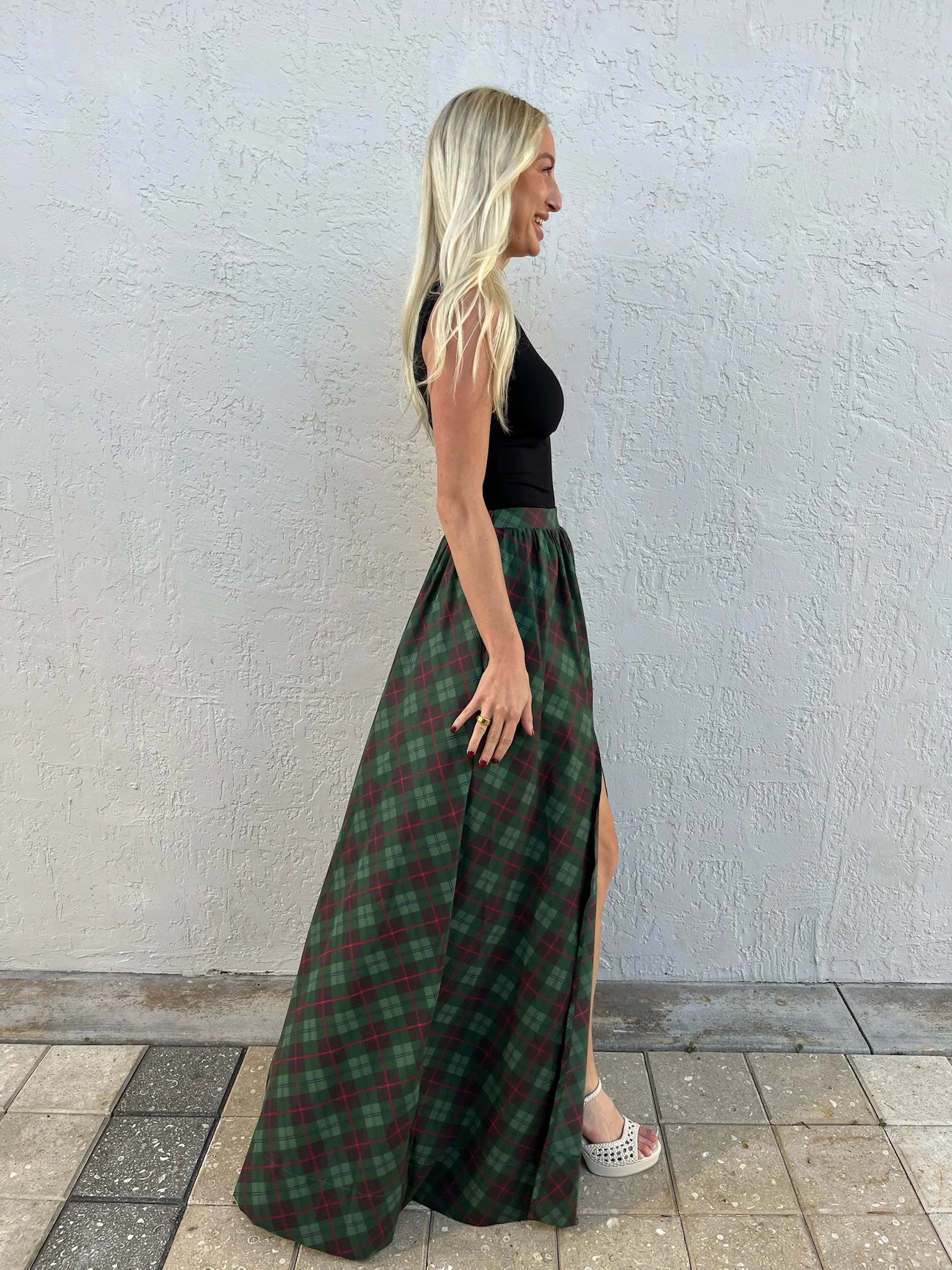 Show Me Your Mumu | Monroe Maxi Skirt | Model | Side | Vagabond | Apparel | Boutique