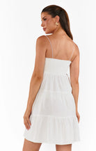 Show |  Me | Your | Mumu | OOO | Mini | Dress | White | Back | Vagabond | Apparel | Boutique