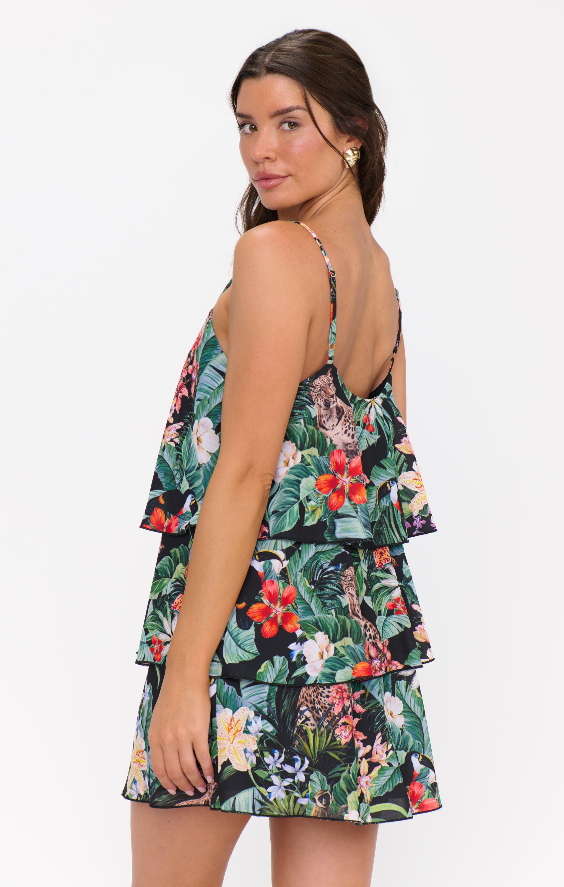 Show Me Your Mumu | Suarez Ruffle Dress | Back | Vagabond | Apparel | Boutique