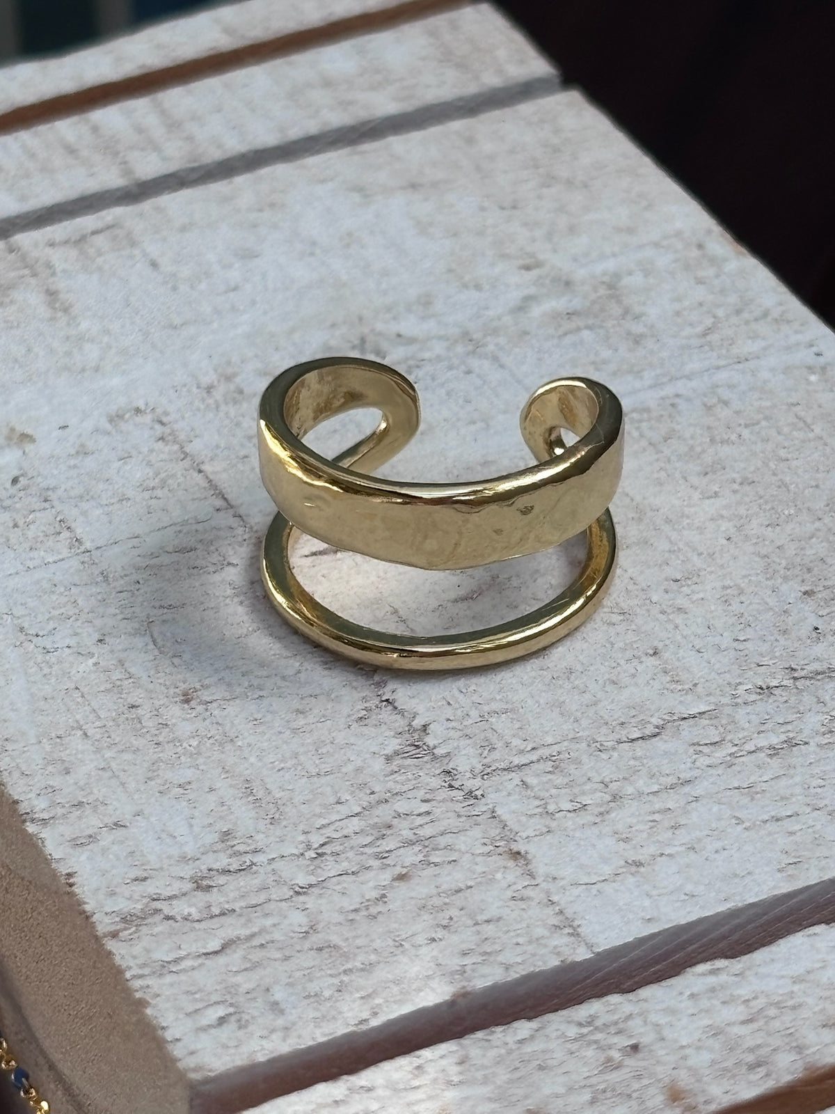 Silver Girl | Open Double Band Ring | Vagabond | Apparel | Boutique