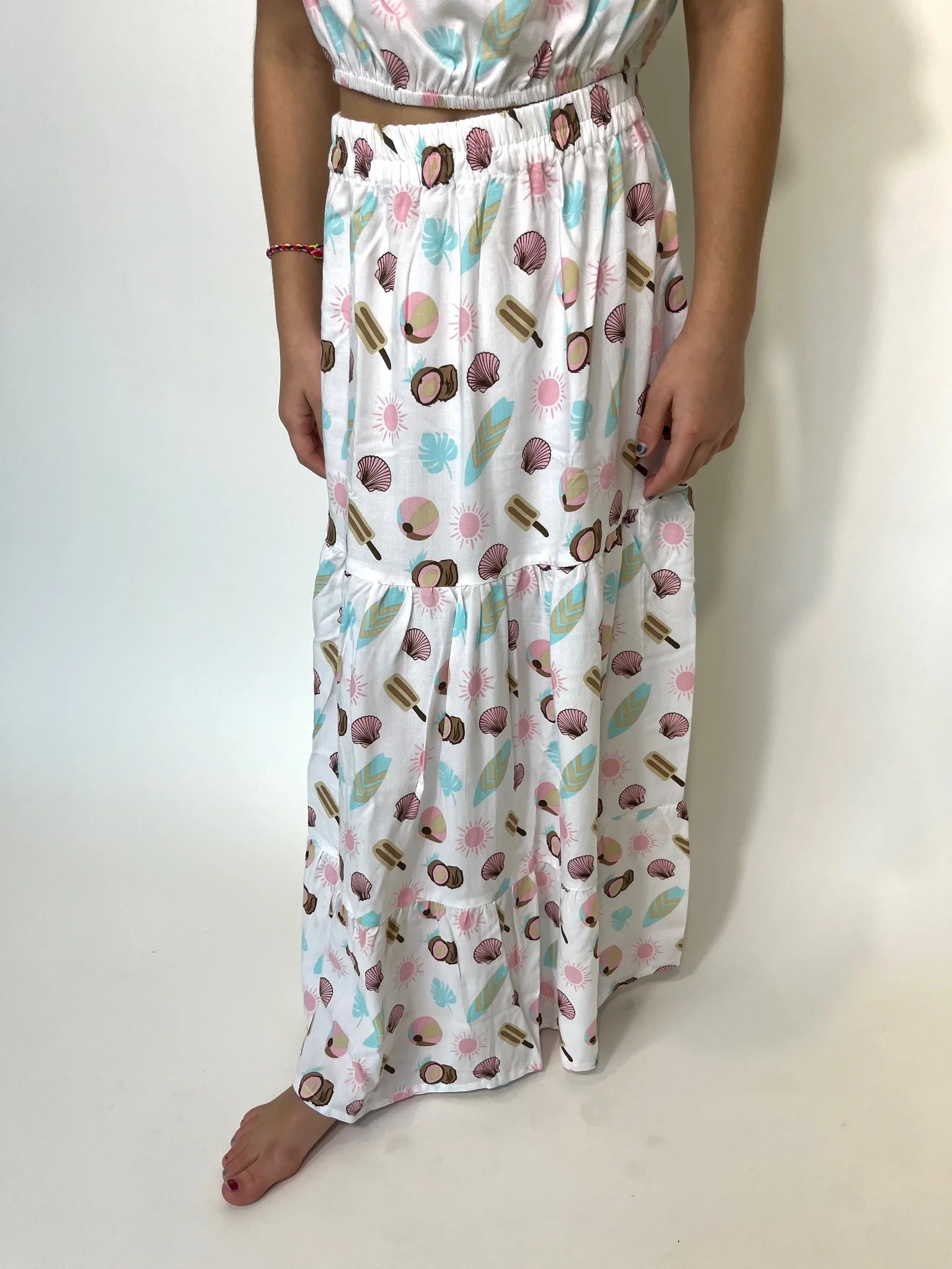 Skemo Kid | Sunset Shore Long Skirt | Vagabond | Apparel | Boutique