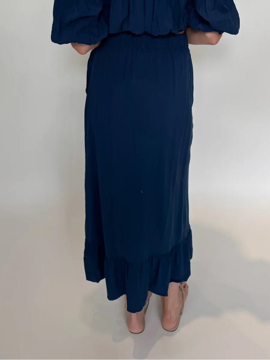 Skemo | Punto Wrap Skirt | Back | Vagabond | Apparel | Boutique