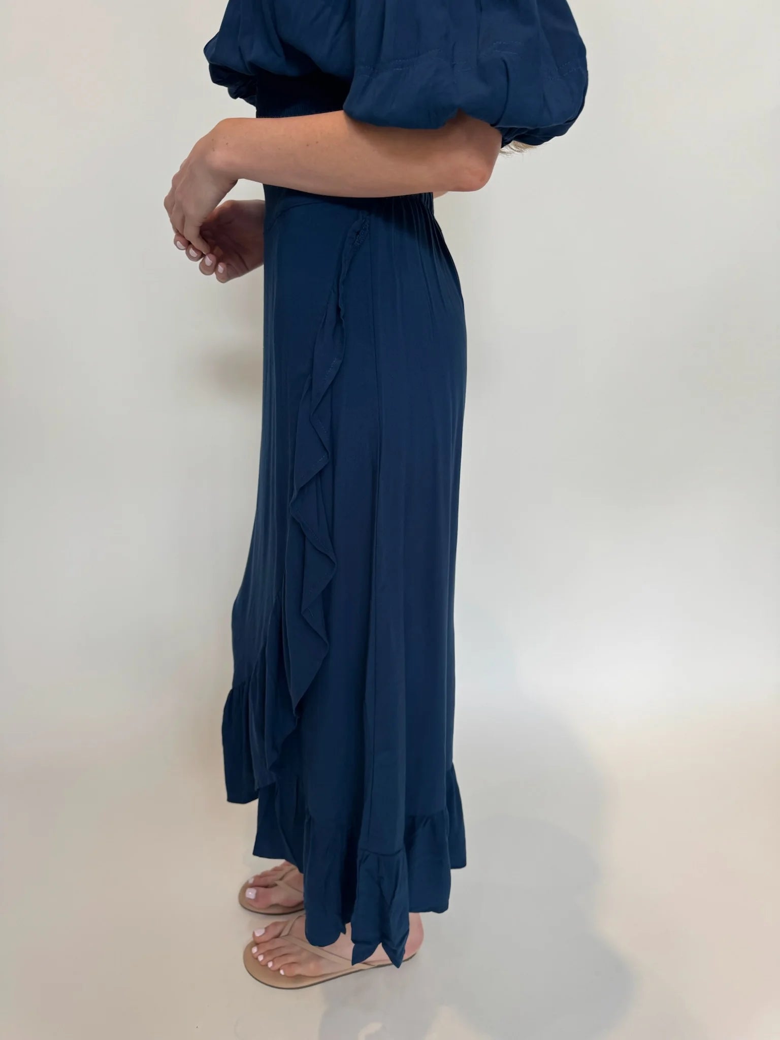 Skemo | Punto Wrap Skirt | Side | Vagabond | Apparel | Boutique