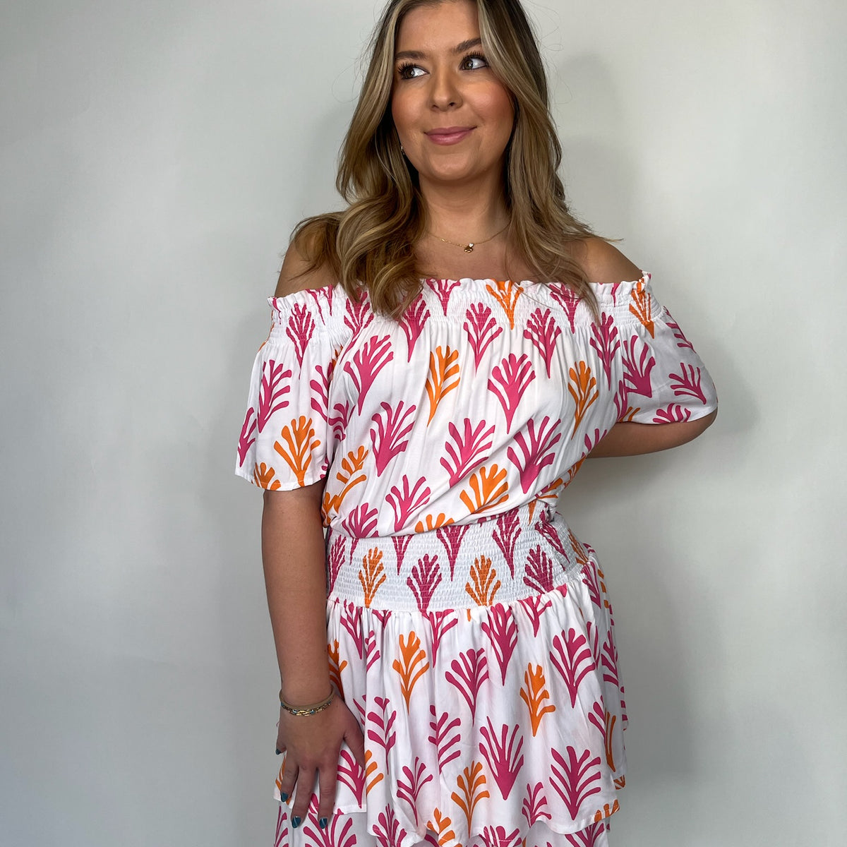 Skemo Seaweed New Gypsy Dress Pink | Vagabond Apparel Boutique