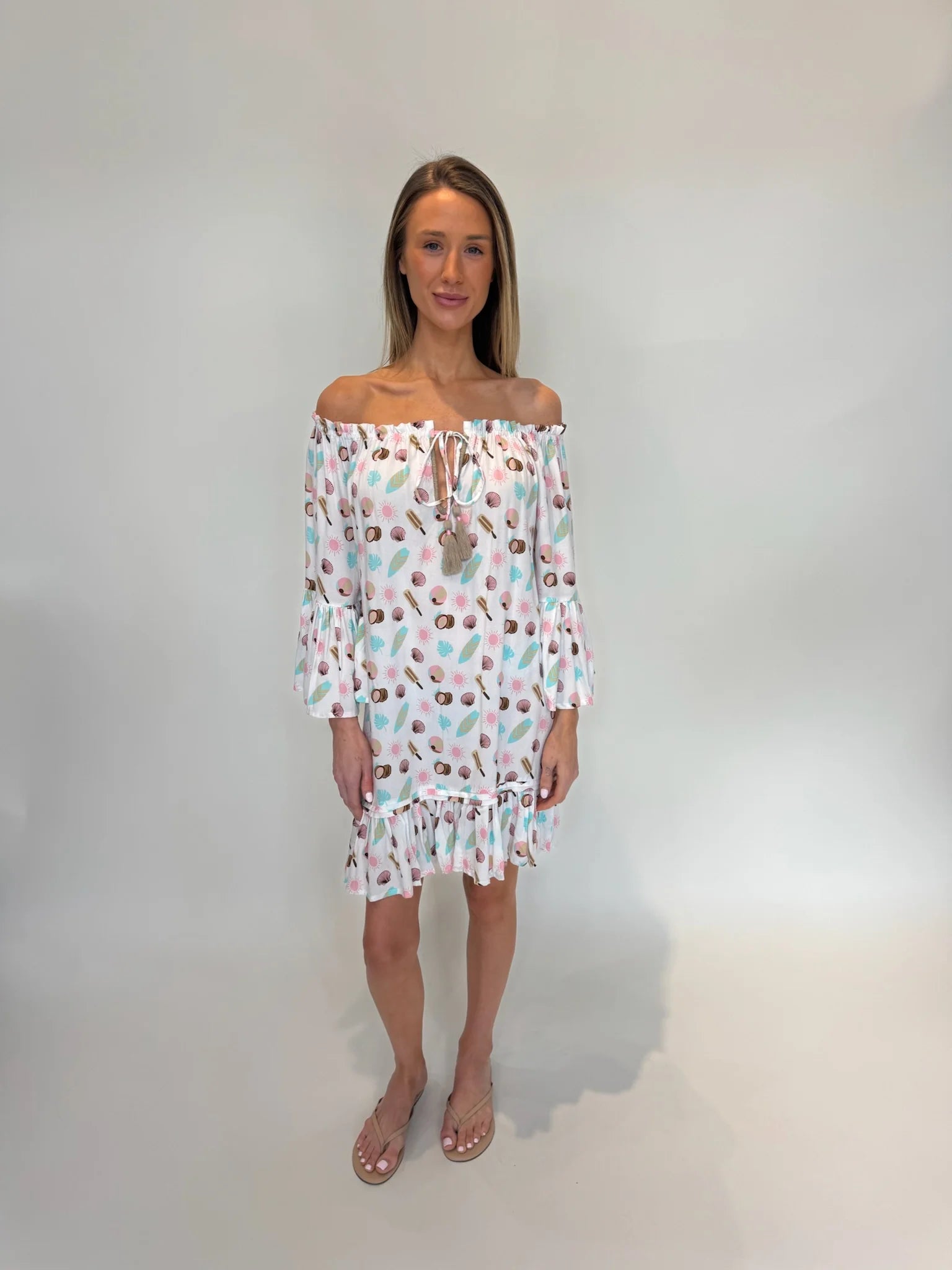 Skemo | Sunset Shore Tulum Dress | Front | Vagabond | Apparel | Boutique