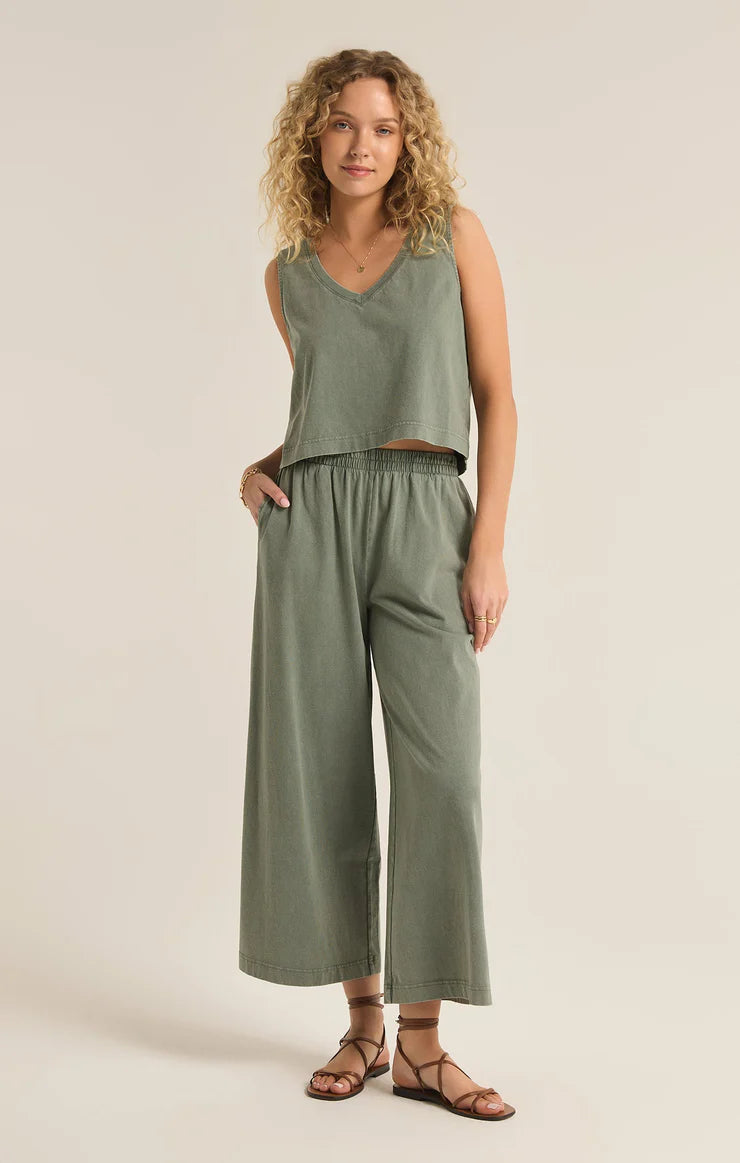 Z Supply | Sloane Tank | Palm Green | Vagabond Apparel 