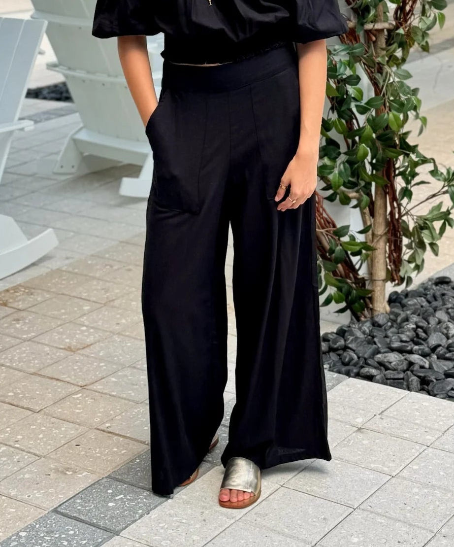 Sole | Nicole No Tie Pant | Black | Full | Vagabond | Apparel | Boutique