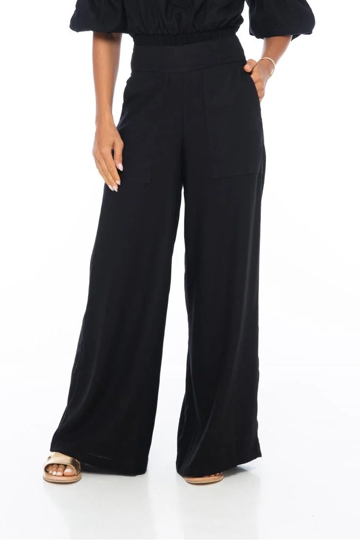 Sole | Nicole | No | Tie | Pant | Black | Stock | Vagabond | Apparel | Boutique