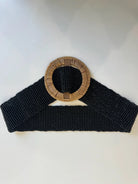 Sole | Sand Diego Stretch Belt | Black | Vagabond | Apparel | Boutique