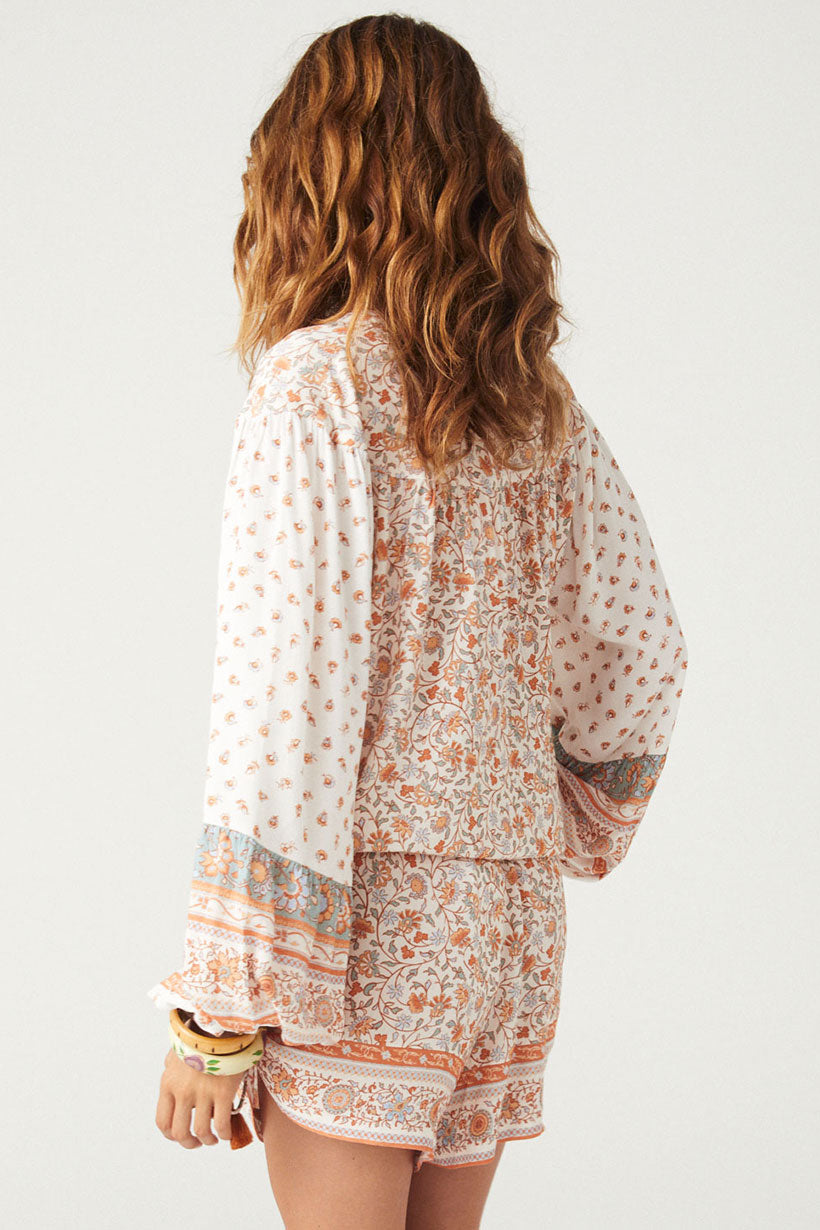Spell Sunshine Bandit Blouse Desert Sage | Vagabond Apparel Boutique