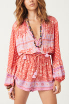 Spell Sunshine Bandit Romper Cayenne | Vagabond Apparel Boutique
