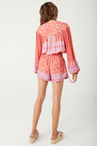 Spell Sunshine Bandit Romper Cayenne | Vagabond Apparel Boutique