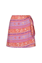 Spell Sunshine Bandit Wrap Mini Skirt Cayenne | Vagabond Apparel Boutique